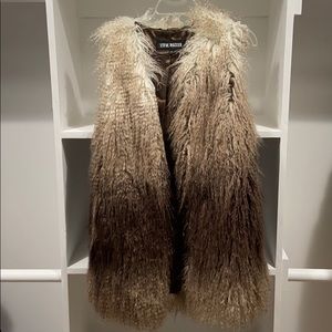 Steve Madden ombré fur coat